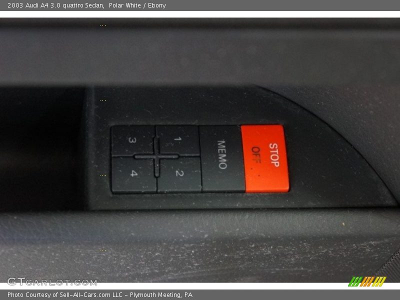 Polar White / Ebony 2003 Audi A4 3.0 quattro Sedan