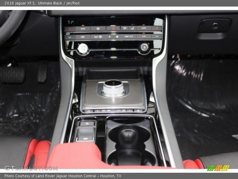 Ultimate Black / Jet/Red 2016 Jaguar XF S