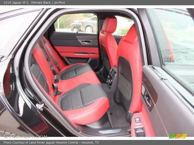 Ultimate Black / Jet/Red 2016 Jaguar XF S