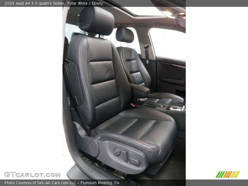 Polar White / Ebony 2003 Audi A4 3.0 quattro Sedan