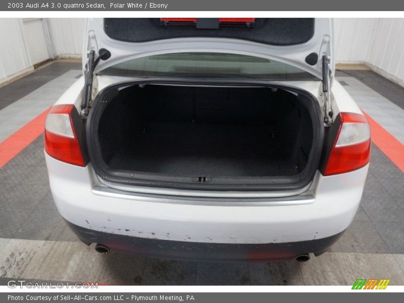 Polar White / Ebony 2003 Audi A4 3.0 quattro Sedan