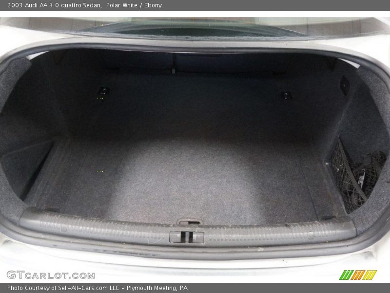 Polar White / Ebony 2003 Audi A4 3.0 quattro Sedan