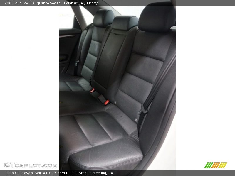 Polar White / Ebony 2003 Audi A4 3.0 quattro Sedan