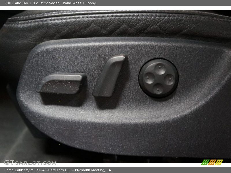 Polar White / Ebony 2003 Audi A4 3.0 quattro Sedan