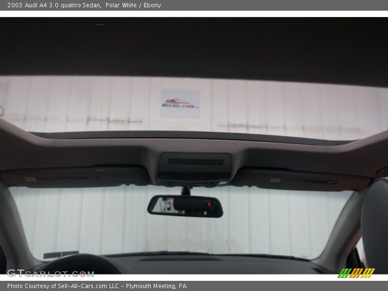 Polar White / Ebony 2003 Audi A4 3.0 quattro Sedan