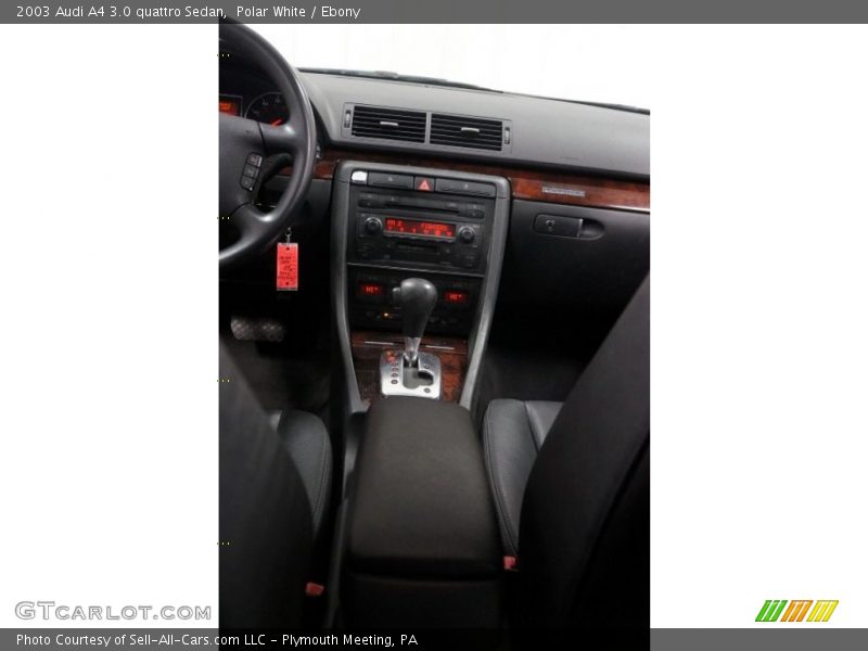 Polar White / Ebony 2003 Audi A4 3.0 quattro Sedan