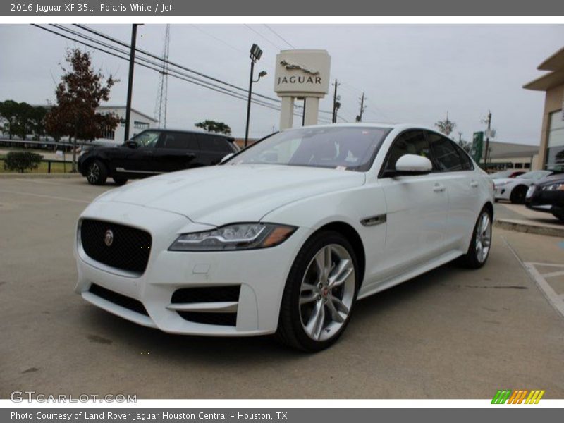 Polaris White / Jet 2016 Jaguar XF 35t
