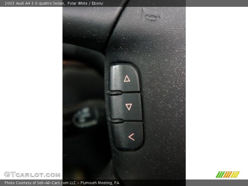 Polar White / Ebony 2003 Audi A4 3.0 quattro Sedan