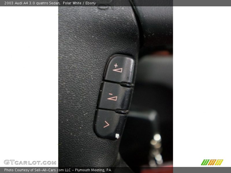 Polar White / Ebony 2003 Audi A4 3.0 quattro Sedan