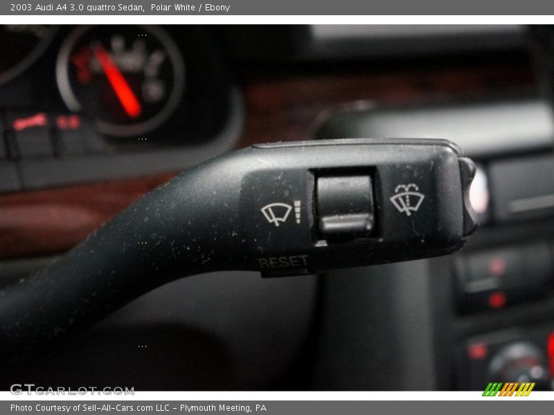 Polar White / Ebony 2003 Audi A4 3.0 quattro Sedan