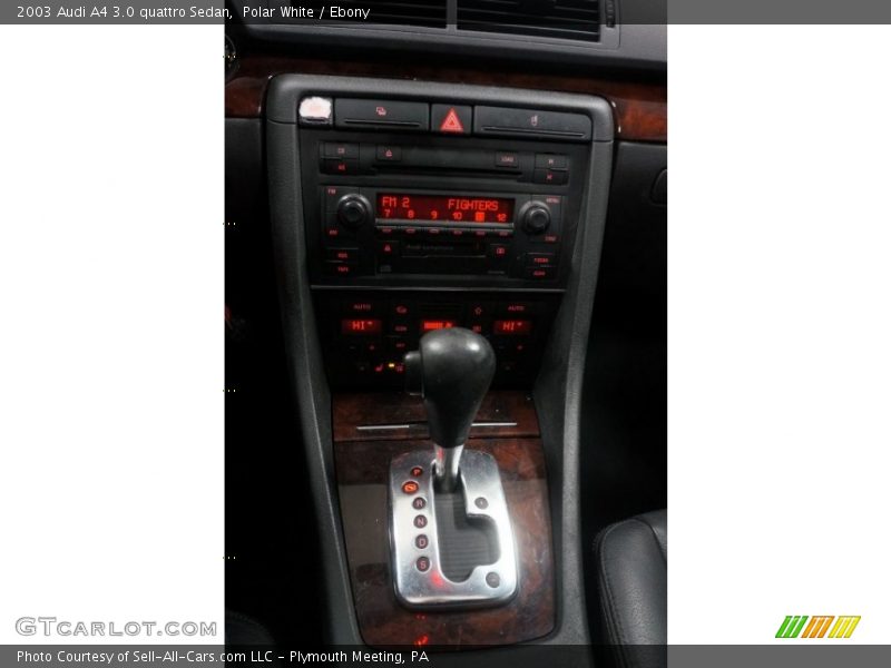 Polar White / Ebony 2003 Audi A4 3.0 quattro Sedan