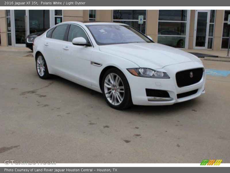 Polaris White / Light Oyster 2016 Jaguar XF 35t