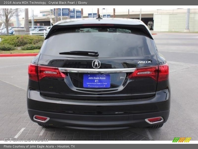 Crystal Black Pearl / Ebony 2016 Acura MDX Technology