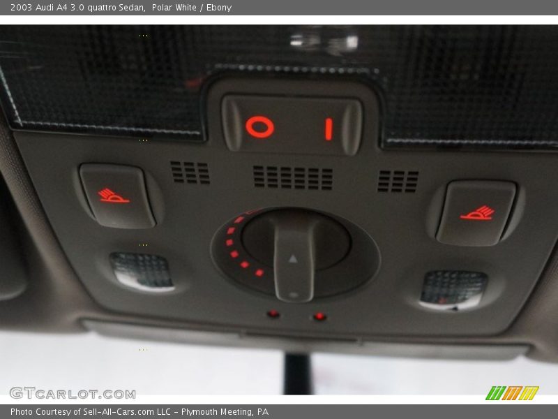 Polar White / Ebony 2003 Audi A4 3.0 quattro Sedan