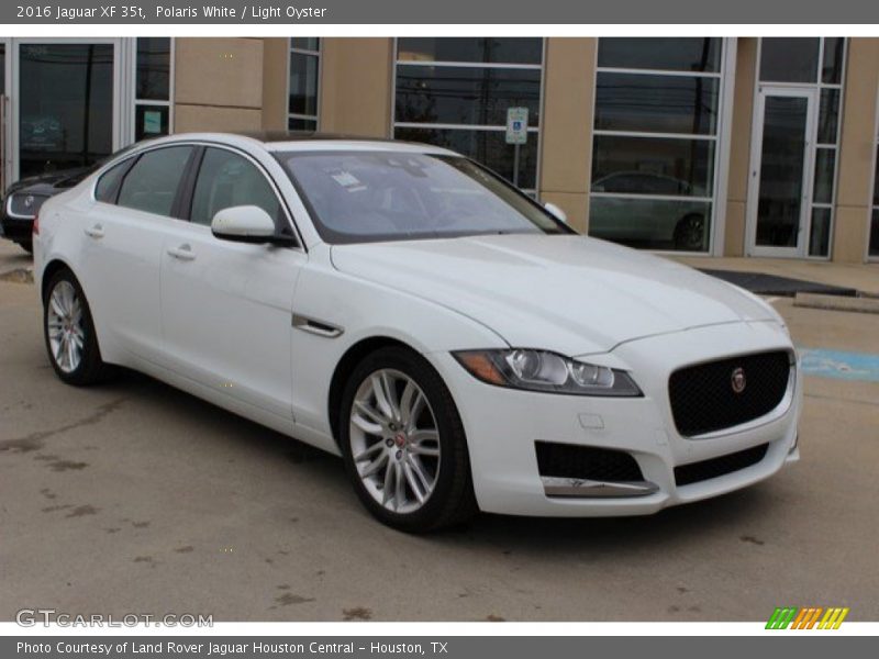 Polaris White / Light Oyster 2016 Jaguar XF 35t