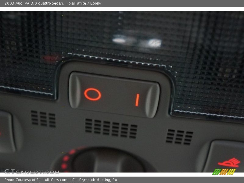 Polar White / Ebony 2003 Audi A4 3.0 quattro Sedan