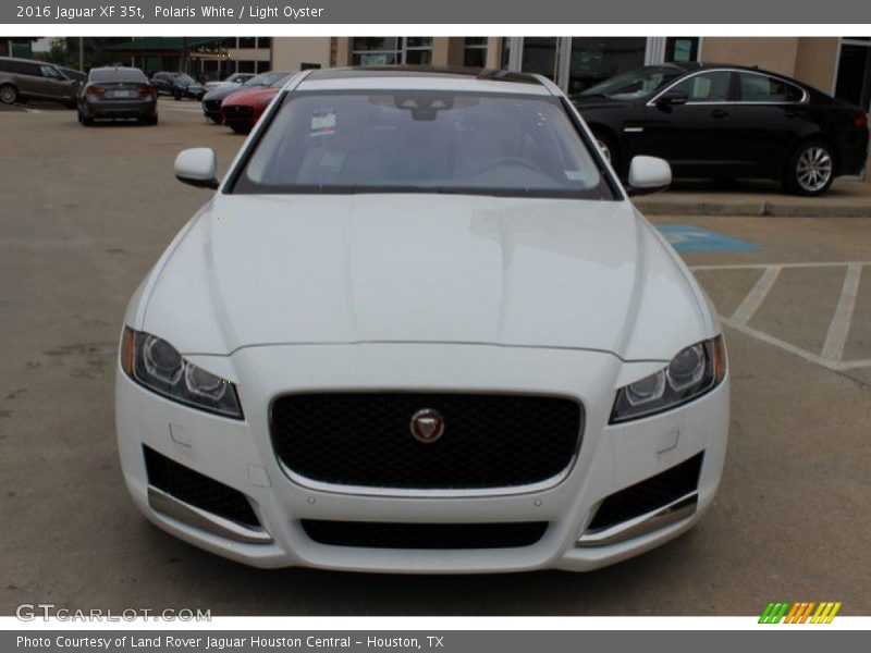 Polaris White / Light Oyster 2016 Jaguar XF 35t