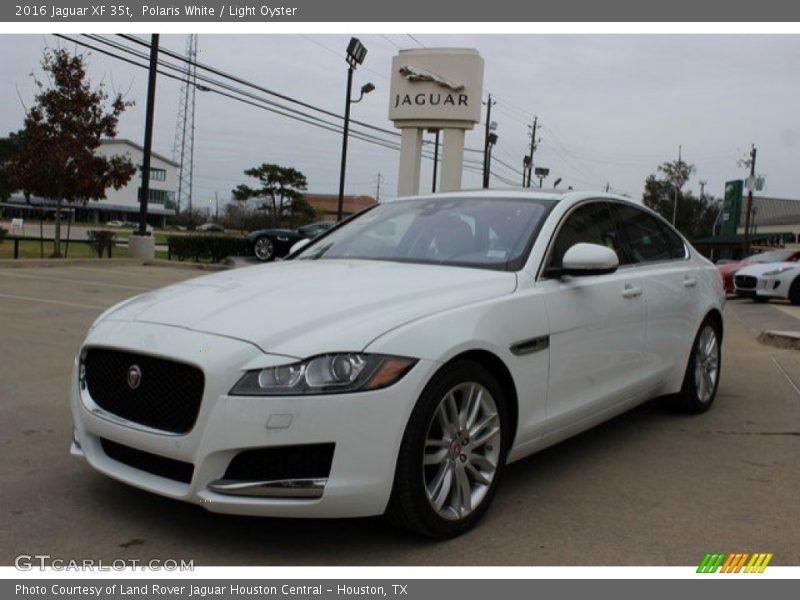 Polaris White / Light Oyster 2016 Jaguar XF 35t