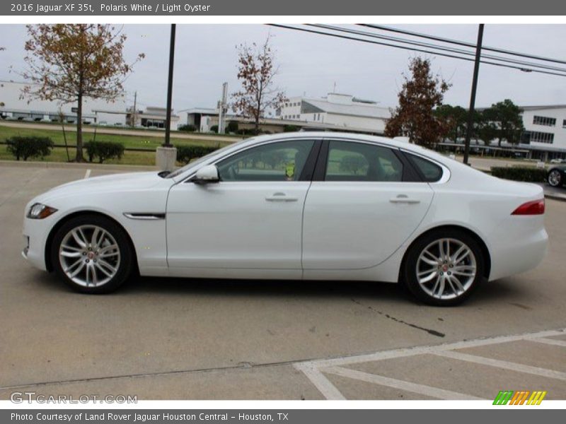 Polaris White / Light Oyster 2016 Jaguar XF 35t