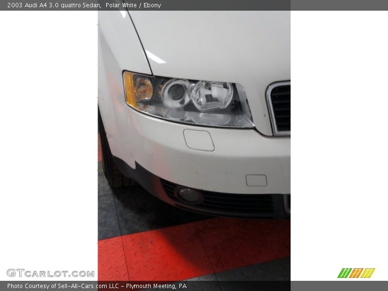 Polar White / Ebony 2003 Audi A4 3.0 quattro Sedan