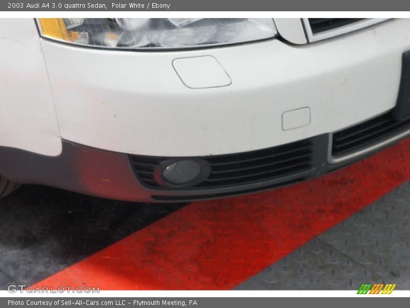 Polar White / Ebony 2003 Audi A4 3.0 quattro Sedan