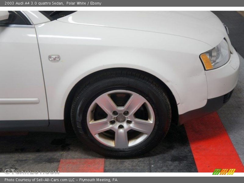 Polar White / Ebony 2003 Audi A4 3.0 quattro Sedan