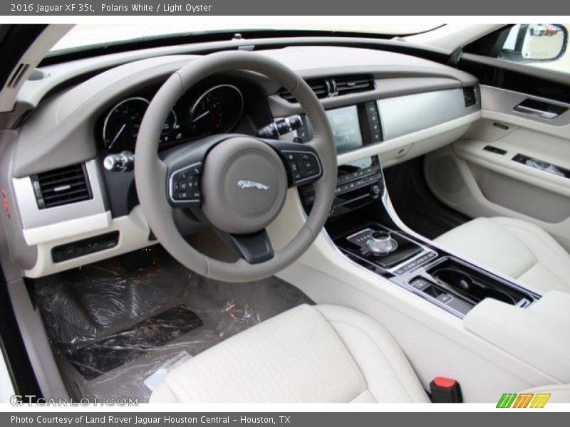 Polaris White / Light Oyster 2016 Jaguar XF 35t