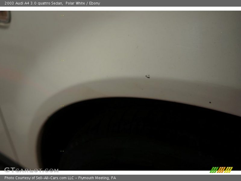 Polar White / Ebony 2003 Audi A4 3.0 quattro Sedan