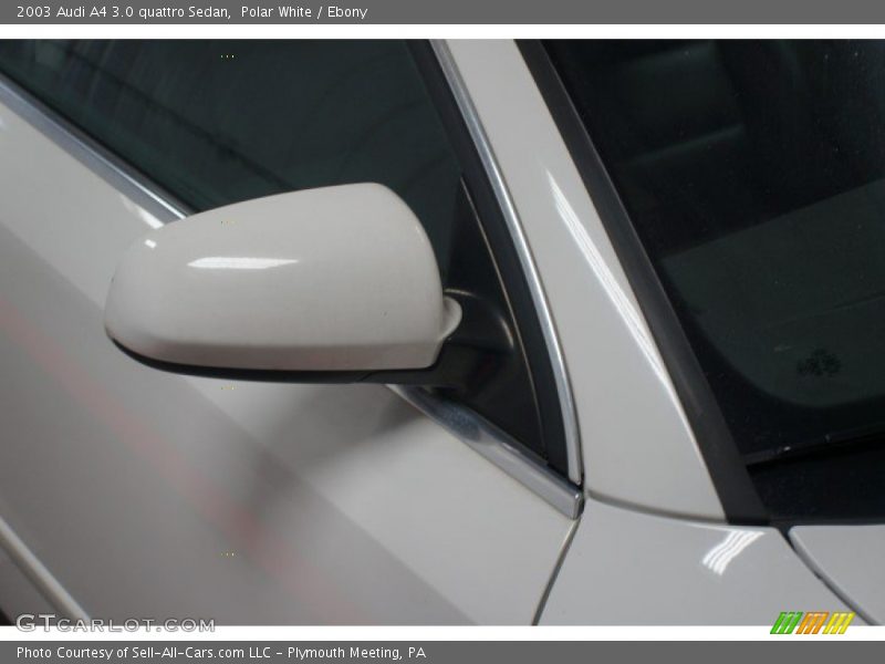 Polar White / Ebony 2003 Audi A4 3.0 quattro Sedan