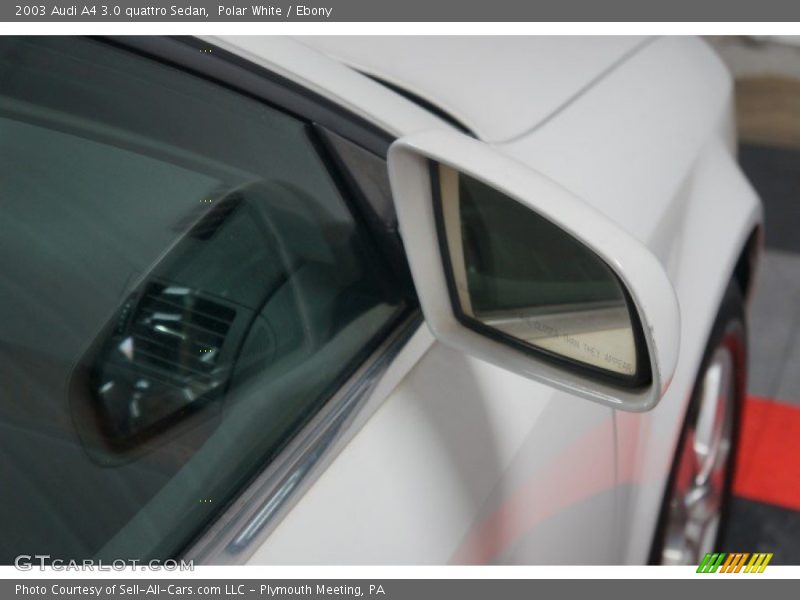 Polar White / Ebony 2003 Audi A4 3.0 quattro Sedan