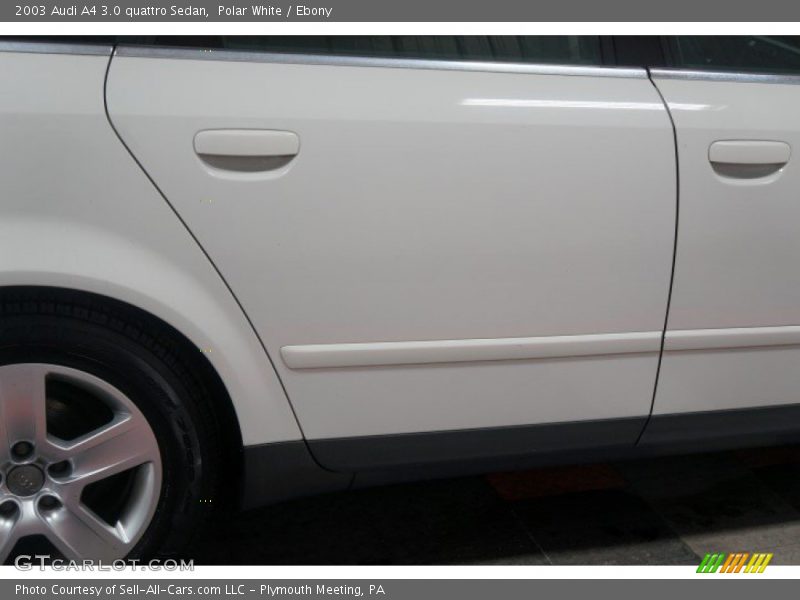 Polar White / Ebony 2003 Audi A4 3.0 quattro Sedan