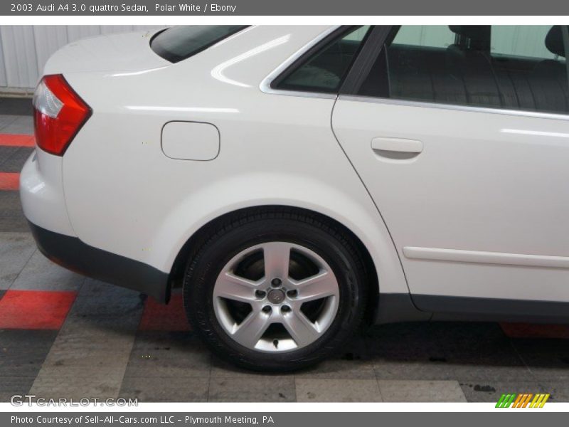 Polar White / Ebony 2003 Audi A4 3.0 quattro Sedan