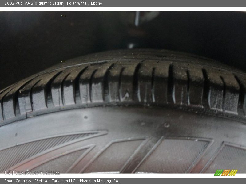 Polar White / Ebony 2003 Audi A4 3.0 quattro Sedan