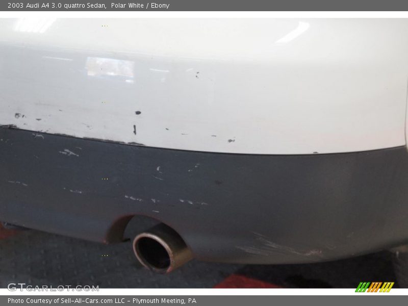 Polar White / Ebony 2003 Audi A4 3.0 quattro Sedan