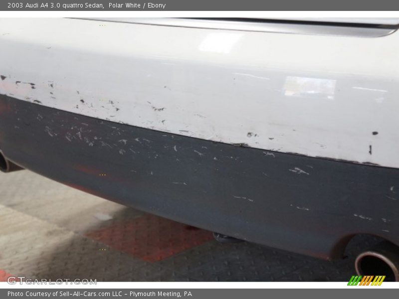 Polar White / Ebony 2003 Audi A4 3.0 quattro Sedan