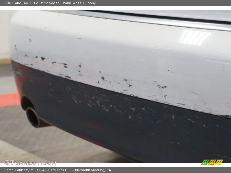 Polar White / Ebony 2003 Audi A4 3.0 quattro Sedan