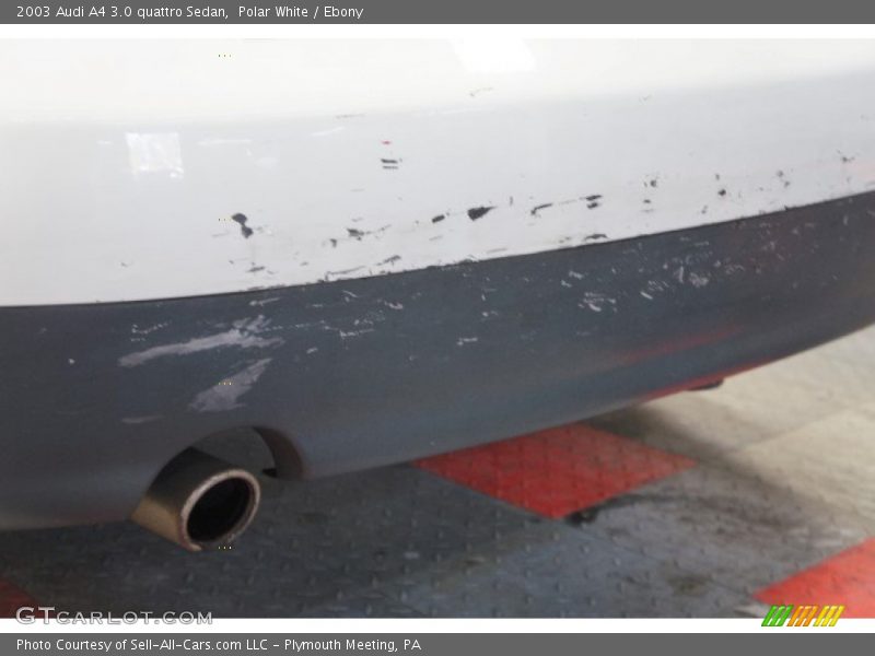 Polar White / Ebony 2003 Audi A4 3.0 quattro Sedan