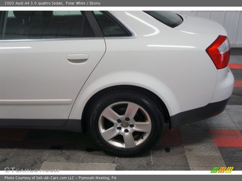 Polar White / Ebony 2003 Audi A4 3.0 quattro Sedan