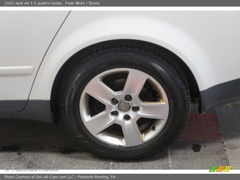 Polar White / Ebony 2003 Audi A4 3.0 quattro Sedan