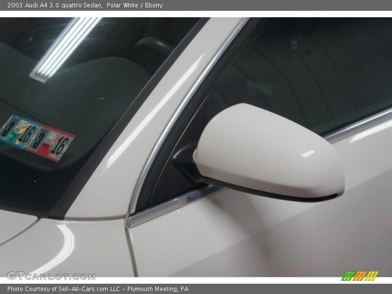 Polar White / Ebony 2003 Audi A4 3.0 quattro Sedan