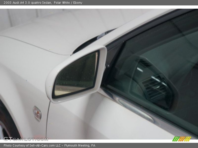 Polar White / Ebony 2003 Audi A4 3.0 quattro Sedan