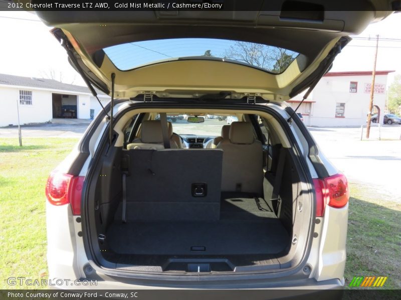 Gold Mist Metallic / Cashmere/Ebony 2012 Chevrolet Traverse LTZ AWD