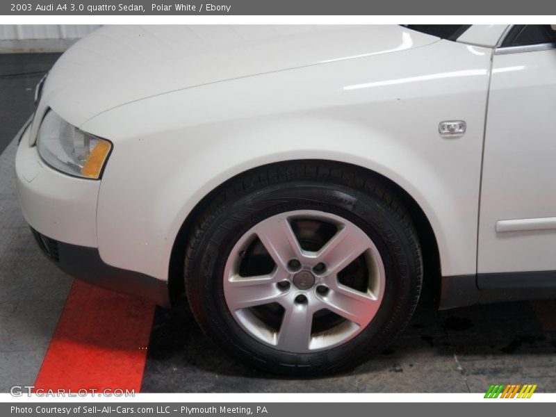Polar White / Ebony 2003 Audi A4 3.0 quattro Sedan