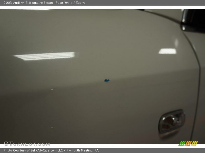 Polar White / Ebony 2003 Audi A4 3.0 quattro Sedan