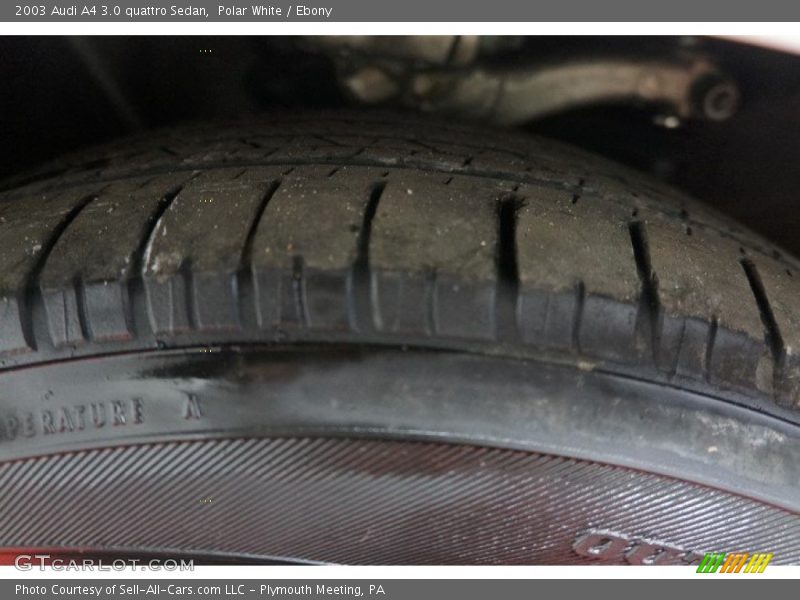 Polar White / Ebony 2003 Audi A4 3.0 quattro Sedan