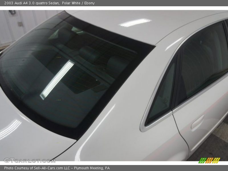 Polar White / Ebony 2003 Audi A4 3.0 quattro Sedan