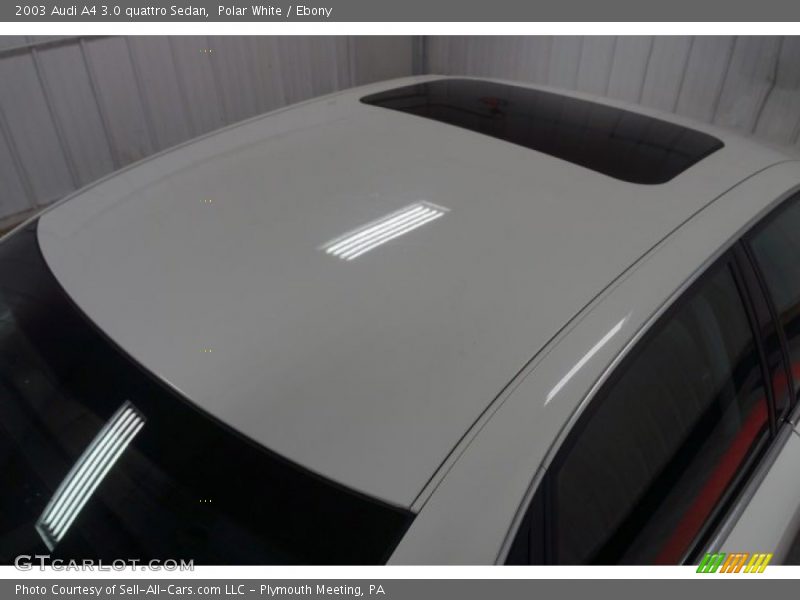 Polar White / Ebony 2003 Audi A4 3.0 quattro Sedan