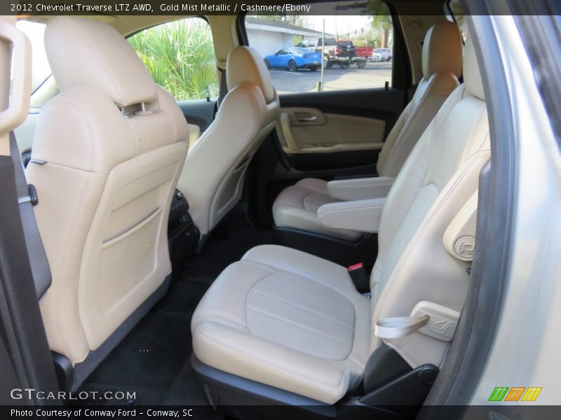 Gold Mist Metallic / Cashmere/Ebony 2012 Chevrolet Traverse LTZ AWD