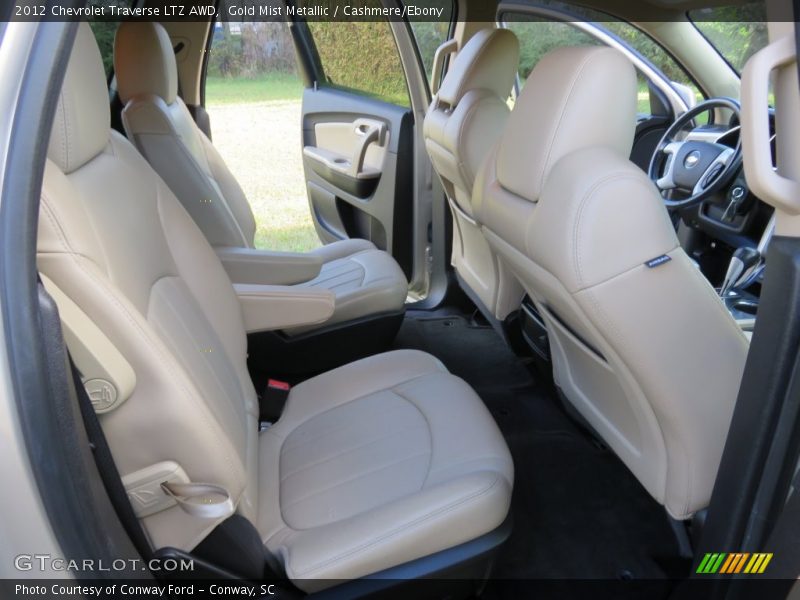 Gold Mist Metallic / Cashmere/Ebony 2012 Chevrolet Traverse LTZ AWD