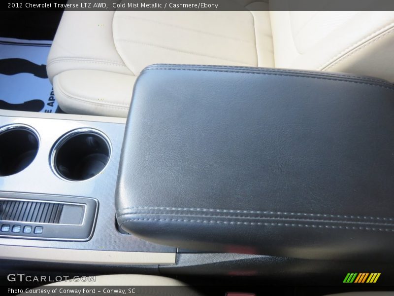 Gold Mist Metallic / Cashmere/Ebony 2012 Chevrolet Traverse LTZ AWD